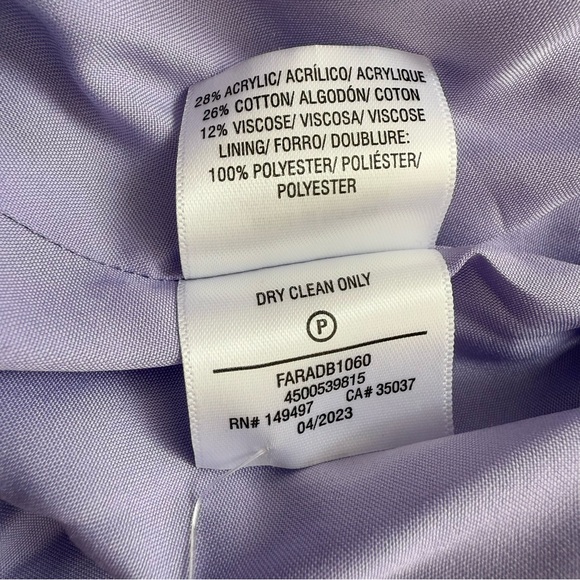 FAVORITE DAUGHTER The Dasha Top in Lilac Tweed Size 2 NWT - Picture 12 of 12